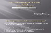 Entrepreneurship n Innovation - G1