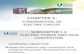 Electric Power and Sign Convention1