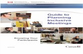 Guide to Plan Inclusive Meetings