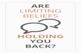 Are Limited Beliefs Holding You Back Book
