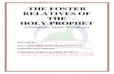 The Foster Relatives of the Holy Prophet (Sallallaho Alaihi Wasallam)