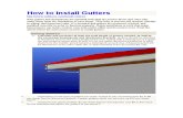 How to Install Gutters