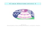 Cake Decorating and Cake Icing for Beginners