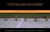 One Billion Hungry Policy Briefing Paper - Final