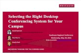 Selecting the Right Desktop Conferencing System for Your Campus (166270631)