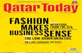 Fashion Makes Business Sense - Cover Story for Qatar Today Sept 2013