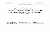 New government advisory on ammonium nitrate handling