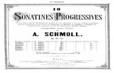 Schmoll,A. 10 Sonatines Progressives Op.61 70