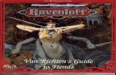 TSR 9477 Van Richten's Guide to Fiends