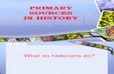 Primary Sources History