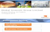 Global Invacom Group Corporate Presentation 1H FY2013
