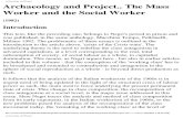 1982 - Negri - Archaeology and Project-The Mass Worker and the Social Worker