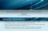 Renewable Sources of Energy1