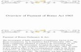 An Overview of Payment of Bonus Act