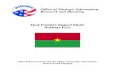 Peace Corps Impact Study Burkina Faso