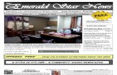 THE EMERALD STAR NEWS  - August 8, 2013 Edition