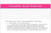 Feasibility Study Rationale