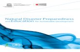 Natural Disaster Preparedness and Education for Sustainable Development