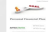 Sample Financial Plan from Apnapaisa