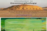 Geomorphology Introduction
