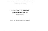 Curs de lingvistica generala - Mihaela Cirnu