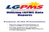 Utilizing LGPMS Information