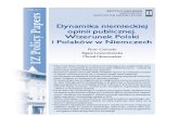 IZ Policy Papers nr 8 - Dynamika niemieckiej opinii publicznej. Wizerunek Polski i Polaków w Niemczech