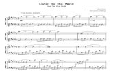 Listen to the Wind Hayleay Westenra Transcription Piano*