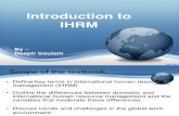 Intro to IHRM -1