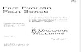 Vaughan Williams 5 Folksongs1