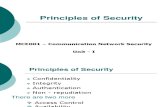 Principles of Security