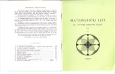 Matematicki list  1975 IX 4