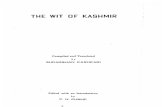 The Wit of Kashmir Compiled and Translated by Sudarshan Kashkari - Edited With an Introduction - P.N. Pushp