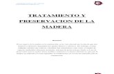 Tratamiento y Preservacion de La Madera