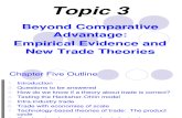 Topic 3 - New Trade Theories