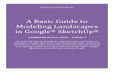 Basic Guide to Modeling Landscape Sin Sketchup