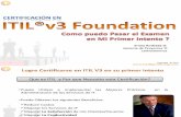 Certif. en ITIL V3 Fundation