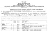 BAHEN DElhi University date sheet of 2012