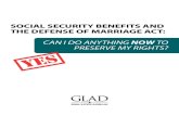 Social Security Benefits and Doma