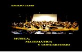 Matematica musica y concertismo