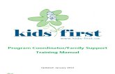Program Coordinator - Family Support_Training Manual_January 2012