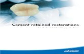 Cement Retained Restorations