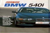 BMW E39 540i Road Test