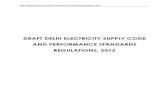 Draft Delhi Electricity Supply Code