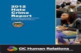 Orange County Hate Crime Report 2012