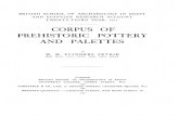 PETRIE, W M F - Corpus Pottery and Paletes