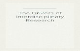 The Drivers of Interdisciplinary Research