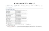 Candlewick Press  Common Core State Standards alignment