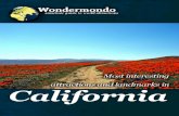 Landmarks and attractions in California