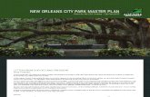 Master Plan for New Orleans City Park